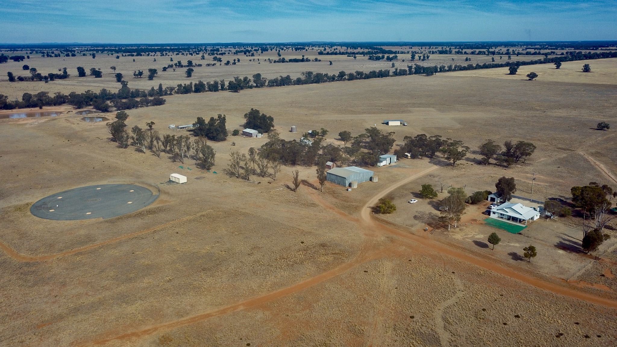 Aerial Shot of the property